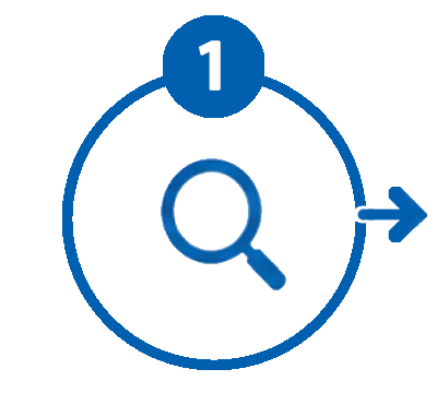 step 1 magnifying glass